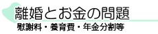 離婚とお金の問題